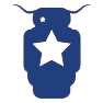 bull icon for austin sports and social club sponsors